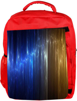 

Snoogg Eco Friendly Canvas Colorful Crystals Design Designer Backpack Rucksack School Travel Unisex Casual Canvas Bag Bookbag Satchel 5 L Backpack(Red)