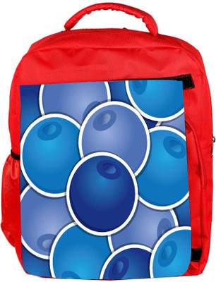 

Snoogg Eco Friendly Canvas Blueberry Background Card In Vector Format Backpack Rucksack School Travel Unisex Casual Canvas Bag Bookbag Satchel 5 L Backpack(Red)