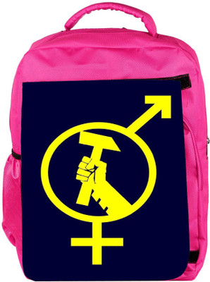 

Snoogg Eco Friendly Canvas Hammer Of Justice Backpack Rucksack School Travel Unisex Casual Canvas Bag Bookbag Satchel 5 L Backpack(Pink)