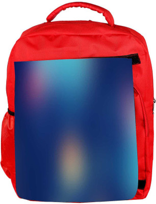 

Snoogg Eco Friendly Canvas Lights At Nigth Designer Backpack Rucksack School Travel Unisex Casual Canvas Bag Bookbag Satchel 5 L Backpack(Red)