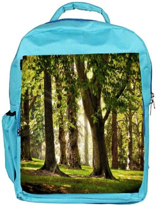 

Snoogg Eco Friendly Canvas Huge Tree Designer Backpack Rucksack School Travel Unisex Casual Canvas Bag Bookbag Satchel 5 L Backpack(Blue)