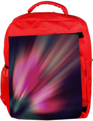 

Snoogg Eco Friendly Canvas Abstract Pink Rays Designer Backpack Rucksack School Travel Unisex Casual Canvas Bag Bookbag Satchel 5 L Backpack(Red)