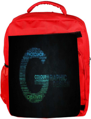 

Snoogg Eco Friendly Canvas Graphic Design Designer Backpack Rucksack School Travel Unisex Casual Canvas Bag Bookbag Satchel 5 L Backpack(Red)