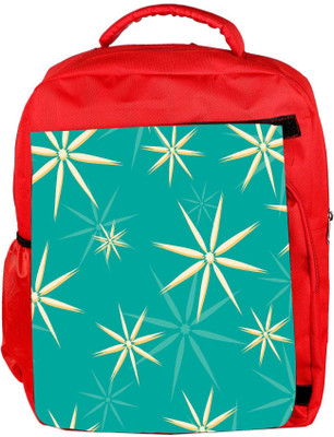 

Snoogg Eco Friendly Canvas Green Pattern Designer Backpack Rucksack School Travel Unisex Casual Canvas Bag Bookbag Satchel 5 L Backpack(Red)