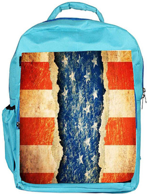 

Snoogg Eco Friendly Canvas Grunge America Backpack Rucksack School Travel Unisex Casual Canvas Bag Bookbag Satchel 5 L Backpack(Blue)