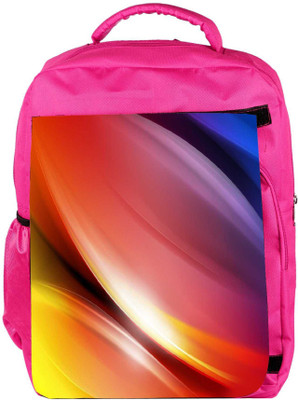 

Snoogg Eco Friendly Canvas Feathery Pattern Design Designer Backpack Rucksack School Travel Unisex Casual Canvas Bag Bookbag Satchel 5 L Backpack(Pink)