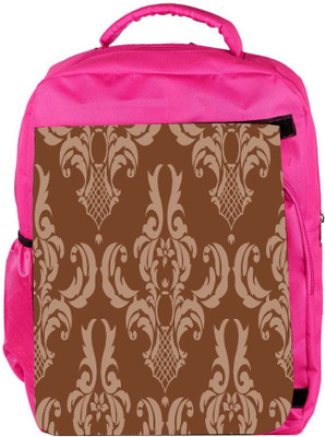 

Snoogg Eco Friendly Canvas Brown Pattern Layer Designer Backpack Rucksack School Travel Unisex Casual Canvas Bag Bookbag Satchel 5 L Backpack(Pink)
