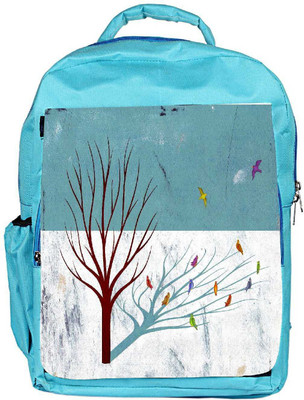 

Snoogg Eco Friendly Canvas Broken Social Scene Feel Good Lost Designer Backpack Rucksack School Travel Unisex Casual Canvas Bag Bookbag Satchel 5 L Backpack(Blue)