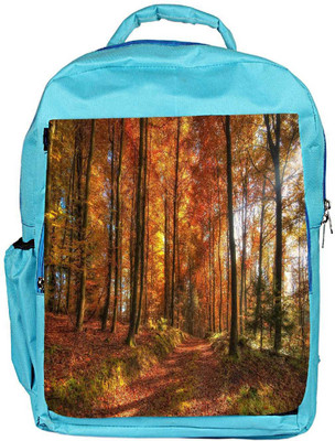 

Snoogg Eco Friendly Canvas Day Time In Forest Designer Backpack Rucksack School Travel Unisex Casual Canvas Bag Bookbag Satchel 5 L Backpack(Blue)