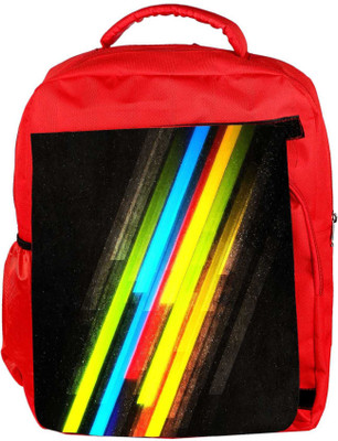 

Snoogg Eco Friendly Canvas Multicolor Design Designer Backpack Rucksack School Travel Unisex Casual Canvas Bag Bookbag Satchel 5 L Backpack(Red)