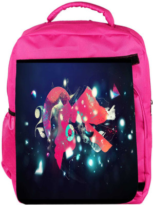 

Snoogg Eco Friendly Canvas Street Lights Designer Backpack Rucksack School Travel Unisex Casual Canvas Bag Bookbag Satchel 5 L Backpack(Pink)