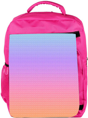 

Snoogg Eco Friendly Canvas Light Colour Motifs Backpack Rucksack School Travel Unisex Casual Canvas Bag Bookbag Satchel 5 L Backpack(Pink)