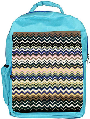 

Snoogg Eco Friendly Canvas Super Coloured Wave Pattern 2511 Backpack Rucksack School Travel Unisex Casual Canvas Bag Bookbag Satchel 5 L Backpack(Blue)