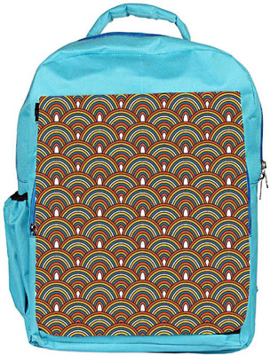 

Snoogg Eco Friendly Canvas Abstract Multicolor Designer Backpack Rucksack School Travel Unisex Casual Canvas Bag Bookbag Satchel 5 L Backpack(Blue)