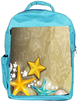

Snoogg Eco Friendly Canvas Abstract Summer Background Backpack Rucksack School Travel Unisex Casual Canvas Bag Bookbag Satchel 5 L Backpack(Blue)
