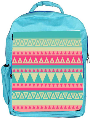 

Snoogg Eco Friendly Canvas Aztec Pink Backpack Rucksack School Travel Unisex Casual Canvas Bag Bookbag Satchel 5 L Backpack(Blue)