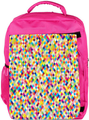 

Snoogg Eco Friendly Canvas Aztec Digitalisation Backpack Rucksack School Travel Unisex Casual Canvas Bag Bookbag Satchel 5 L Backpack(Pink)