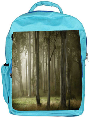 

Snoogg Eco Friendly Canvas White Tall Trees Designer Backpack Rucksack School Travel Unisex Casual Canvas Bag Bookbag Satchel 5 L Backpack(Blue)