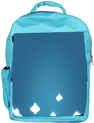 

Snoogg Eco Friendly Canvas Multiple Clouds Designer Backpack Rucksack School Travel Unisex Casual Canvas Bag Bookbag Satchel 5 L Backpack(Blue)