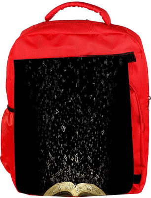 

Snoogg Eco Friendly Canvas Open Book Designer Backpack Rucksack School Travel Unisex Casual Canvas Bag Bookbag Satchel 5 L Backpack(Red)
