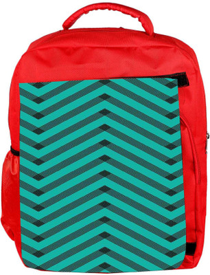 

Snoogg Eco Friendly Canvas Sketchy Wide Pattern Backpack Rucksack School Travel Unisex Casual Canvas Bag Bookbag Satchel 5 L Backpack(Red)