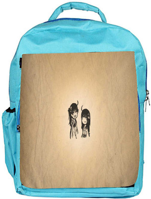 

Snoogg Eco Friendly Canvas Minimalistic Simple Designer Backpack Rucksack School Travel Unisex Casual Canvas Bag Bookbag Satchel 5 L Backpack(Blue)