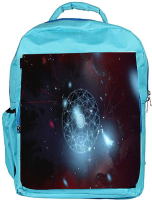 

Snoogg Eco Friendly Canvas Nebula Spectrum Backpack Rucksack School Travel Unisex Casual Canvas Bag Bookbag Satchel 5 L Backpack(Blue)