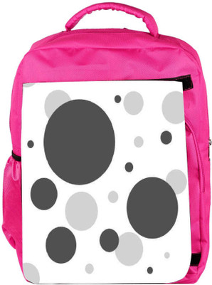 

Snoogg Eco Friendly Canvas Grey Blocks Designer Backpack Rucksack School Travel Unisex Casual Canvas Bag Bookbag Satchel 5 L Backpack(Pink)