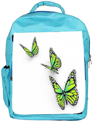 

Snoogg Eco Friendly Canvas Butterfly Isolated On White Backpack Rucksack School Travel Unisex Casual Canvas Bag Bookbag Satchel 5 L Backpack(Blue)