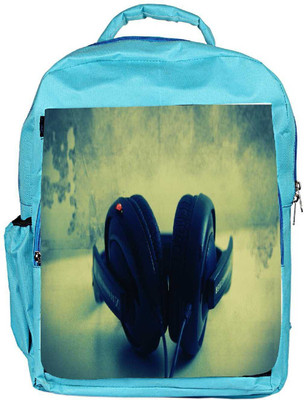 

Snoogg Eco Friendly Canvas Dj Music Designer Backpack Rucksack School Travel Unisex Casual Canvas Bag Bookbag Satchel 5 L Backpack(Blue)
