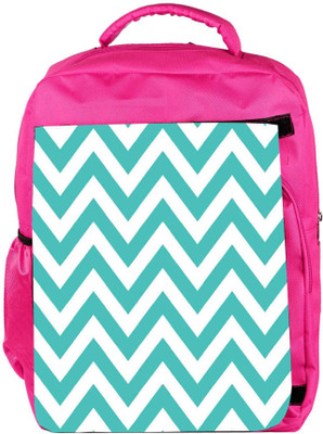 

Snoogg Eco Friendly Canvas Simple Blue Wave 2531 Backpack Rucksack School Travel Unisex Casual Canvas Bag Bookbag Satchel 5 L Backpack(Pink)