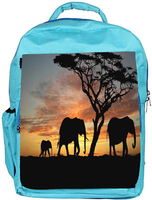 

Snoogg Eco Friendly Canvas White Trees Designer Backpack Rucksack School Travel Unisex Casual Canvas Bag Bookbag Satchel 5 L Backpack(Blue)