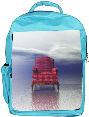

Snoogg Eco Friendly Canvas Chair Backpack Rucksack School Travel Unisex Casual Canvas Bag Bookbag Satchel 5 L Backpack(Blue)
