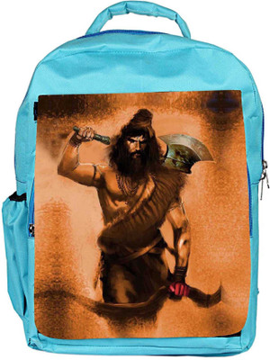 

Snoogg Eco Friendly Canvas Mahadev'S Trip Backpack Rucksack School Travel Unisex Casual Canvas Bag Bookbag Satchel 5 L Backpack(Blue)