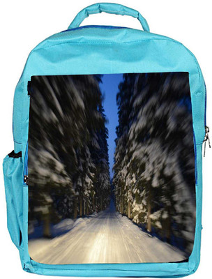 

Snoogg Eco Friendly Canvas Purple Flower Designer Backpack Rucksack School Travel Unisex Casual Canvas Bag Bookbag Satchel 5 L Backpack(Blue)