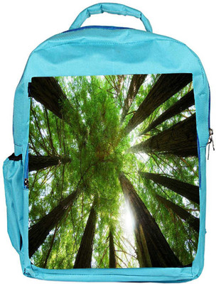 

Snoogg Eco Friendly Canvas Multiple Trees Designer Backpack Rucksack School Travel Unisex Casual Canvas Bag Bookbag Satchel 5 L Backpack(Blue)