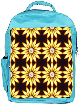 

Snoogg Eco Friendly Canvas Yellow Sunflower Designer Backpack Rucksack School Travel Unisex Casual Canvas Bag Bookbag Satchel 5 L Backpack(Blue)