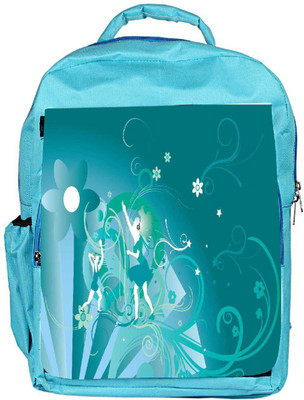

Snoogg Eco Friendly Canvas Abstract Illustration Backpack Rucksack School Travel Unisex Casual Canvas Bag Bookbag Satchel 5 L Backpack(Blue)