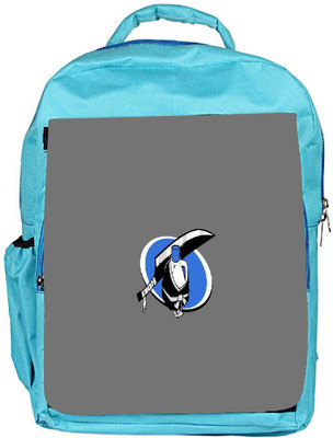 

Snoogg Eco Friendly Canvas Minimalistic Bleach Designer Backpack Rucksack School Travel Unisex Casual Canvas Bag Bookbag Satchel 5 L Backpack(Blue)