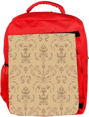 

Snoogg Eco Friendly Canvas Silver Pattern Designer Backpack Rucksack School Travel Unisex Casual Canvas Bag Bookbag Satchel 5 L Backpack(Red)
