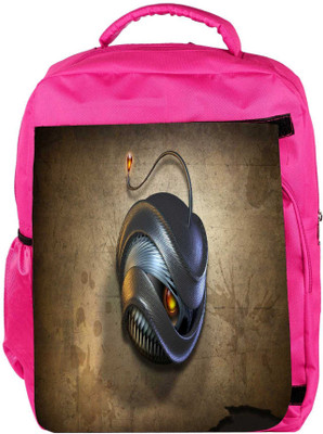 

Snoogg Eco Friendly Canvas Angry Bomb Designer Backpack Rucksack School Travel Unisex Casual Canvas Bag Bookbag Satchel 5 L Backpack(Pink)