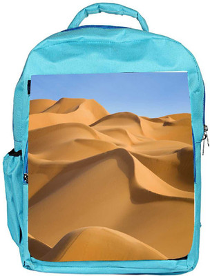 

Snoogg Eco Friendly Canvas Sunny Desert Designer Backpack Rucksack School Travel Unisex Casual Canvas Bag Bookbag Satchel 5 L Backpack(Blue)