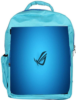 

Snoogg Eco Friendly Canvas Blue Minimalistic Designer Backpack Rucksack School Travel Unisex Casual Canvas Bag Bookbag Satchel 5 L Backpack(Blue)