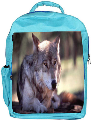 

Snoogg Eco Friendly Canvas Wolfy Dog Designer Backpack Rucksack School Travel Unisex Casual Canvas Bag Bookbag Satchel 5 L Backpack(Blue)