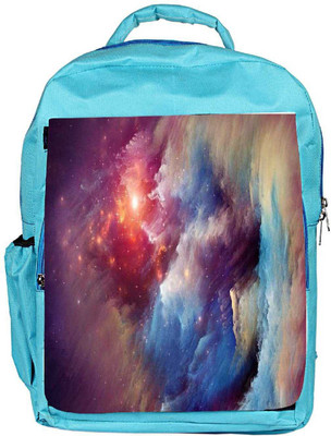 

Snoogg Eco Friendly Canvas Universe Storm Backpack Rucksack School Travel Unisex Casual Canvas Bag Bookbag Satchel 5 L Backpack(Blue)