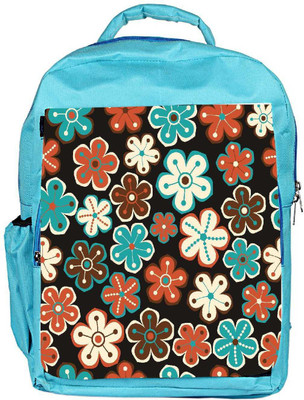 

Snoogg Eco Friendly Canvas Seamless Floral Pattern Flowers Texture Daisy Backpack Rucksack School Travel Unisex Casual Canvas Bag Bookbag Satchel 5 L Backpack(Blue)