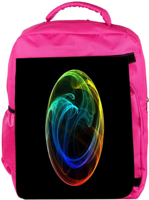 

Snoogg Eco Friendly Canvas Smoky Earth Designer Backpack Rucksack School Travel Unisex Casual Canvas Bag Bookbag Satchel 5 L Backpack(Pink)