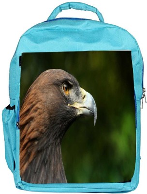 

Snoogg Eco Friendly Canvas Eagle Face Designer Backpack Rucksack School Travel Unisex Casual Canvas Bag Bookbag Satchel 5 L Backpack(Blue)