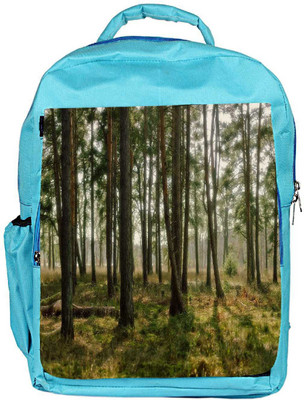 

Snoogg Eco Friendly Canvas Abstract Trees Designer Backpack Rucksack School Travel Unisex Casual Canvas Bag Bookbag Satchel 5 L Backpack(Blue)