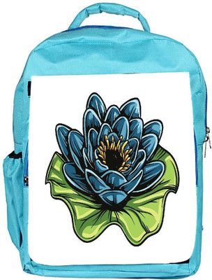 

Snoogg Eco Friendly Canvas Floral Vector Element Backpack Rucksack School Travel Unisex Casual Canvas Bag Bookbag Satchel 5 L Backpack(Blue)